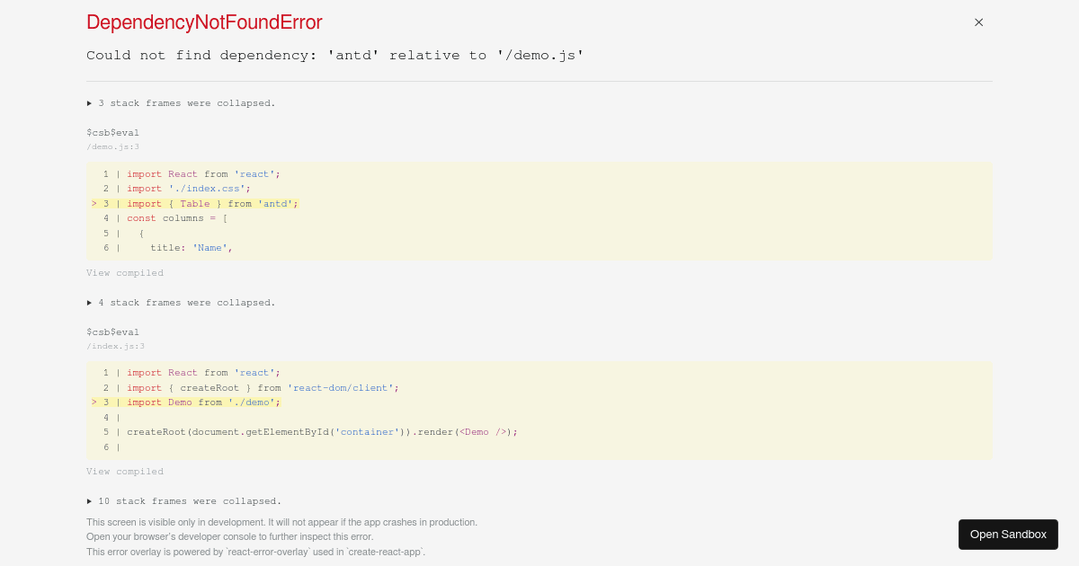 表头分组 - antd@undefined - Codesandbox