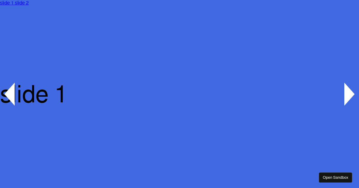 React Sliders Playground (forked) - Codesandbox