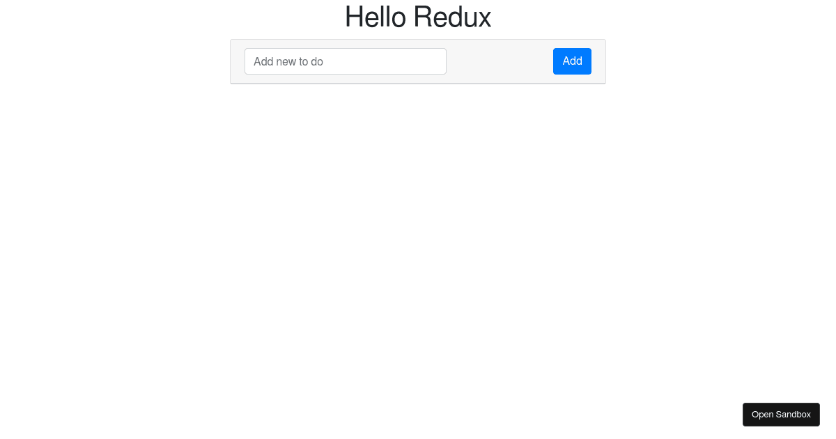 redux-on-react - Codesandbox