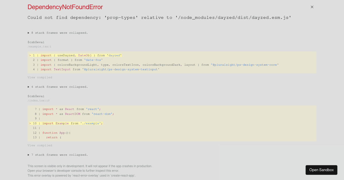 codesandboxer-example - Codesandbox