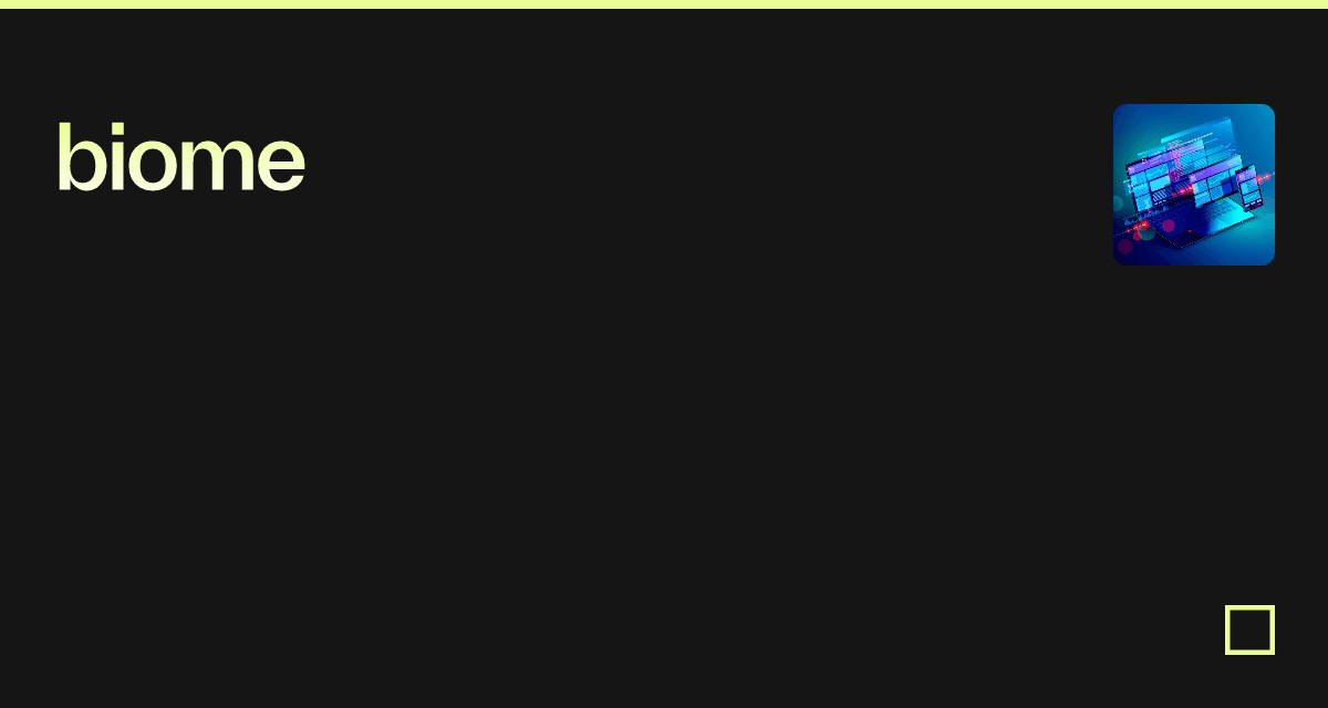 biome - Codesandbox
