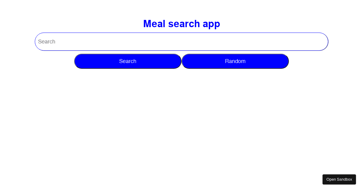 react - Codesandbox