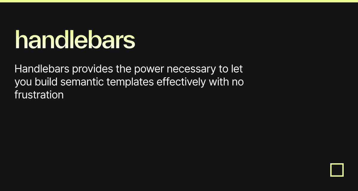 Handlebars Code Comments at Gary Seeger blog