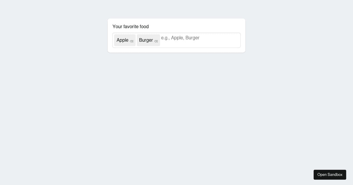 Ariakit - Multi-select combobox with tags (forked) - Codesandbox