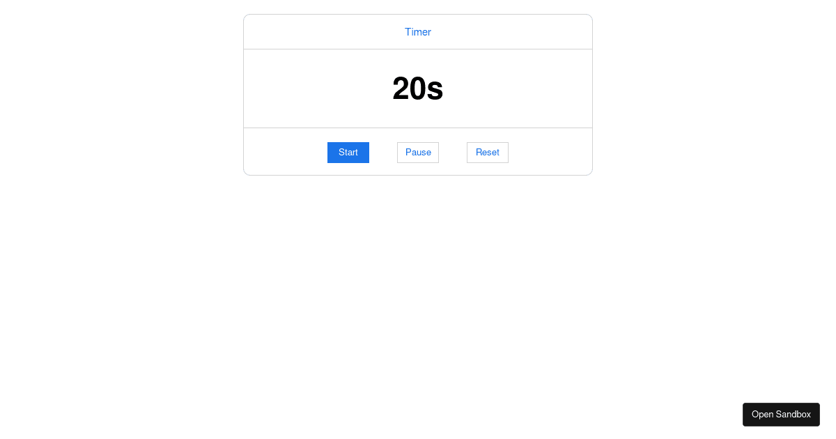 Abhi-nav-sharma/react-useTimer-useRef-custom-hooks - Codesandbox
