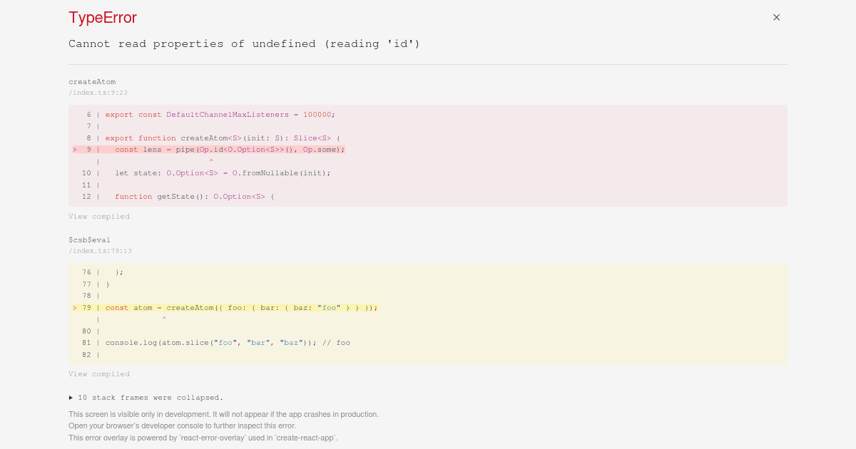 atom - Codesandbox