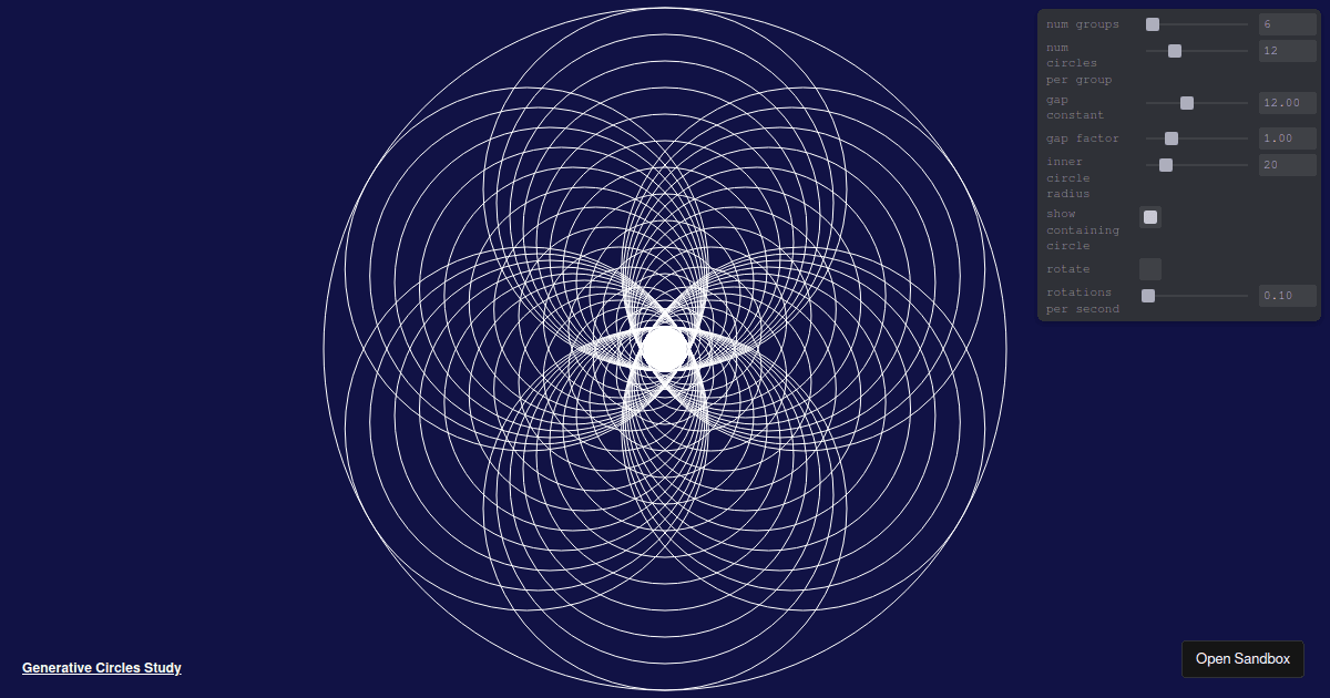 circles - Codesandbox