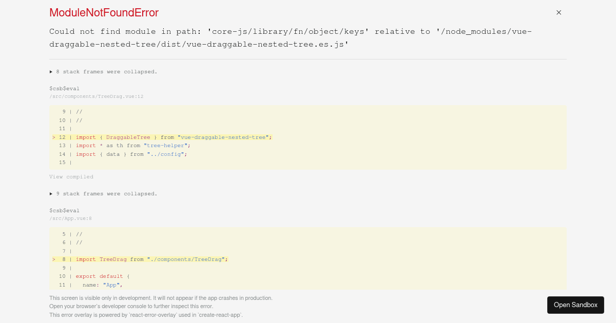 Vue — draggable component (forked) - Codesandbox