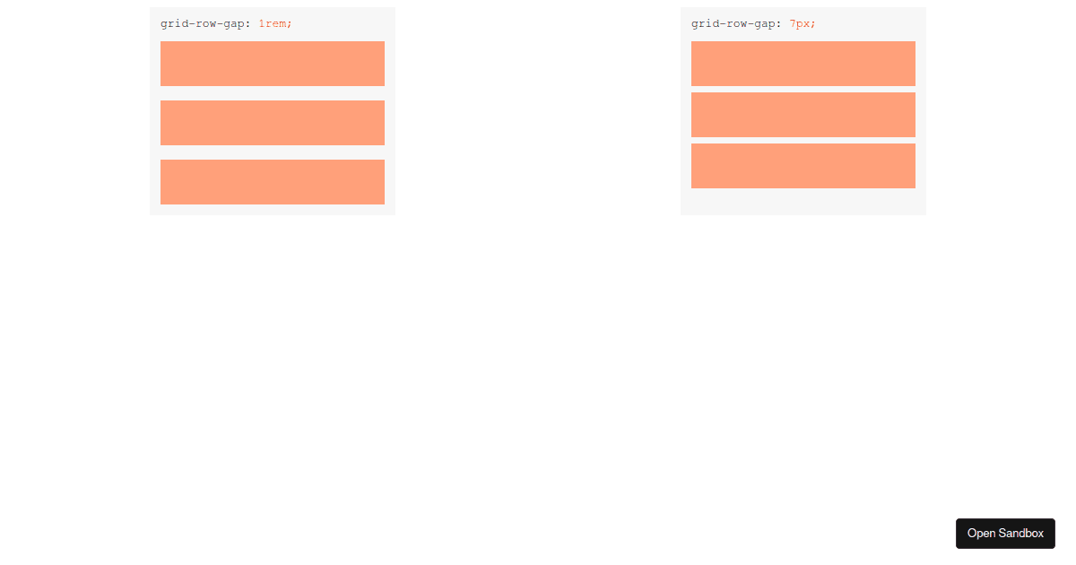 Grid Row Gap