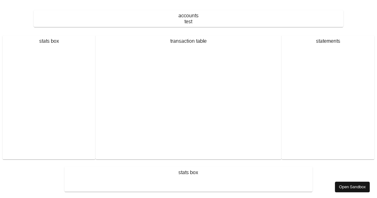 layout - Codesandbox