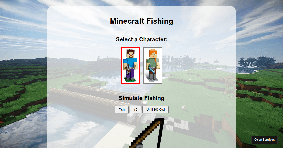 MIneCraft Codesandbox