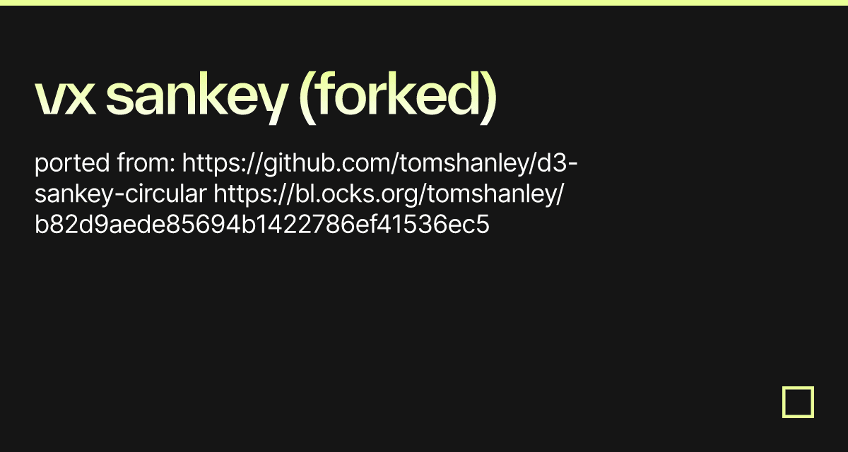 vx sankey (forked) - Codesandbox