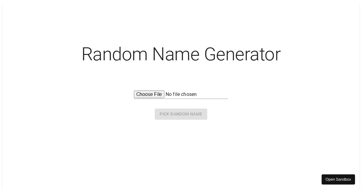 random-name-generator-codesandbox