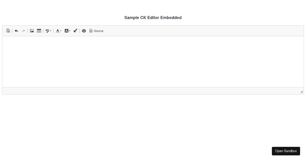 ckeditor vue (forked) - Codesandbox