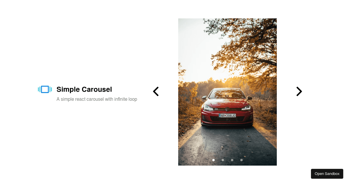 Carousel Demo (forked) - Codesandbox