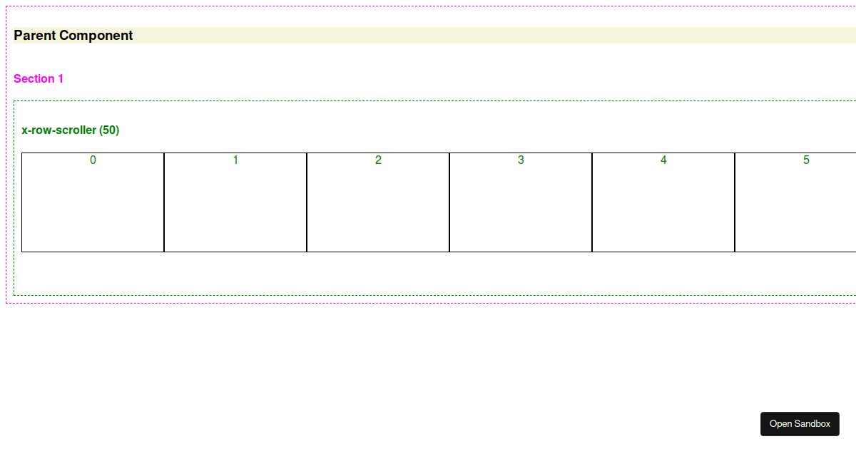 LitElement + TypeScript + LitVirtualizer - Codesandbox
