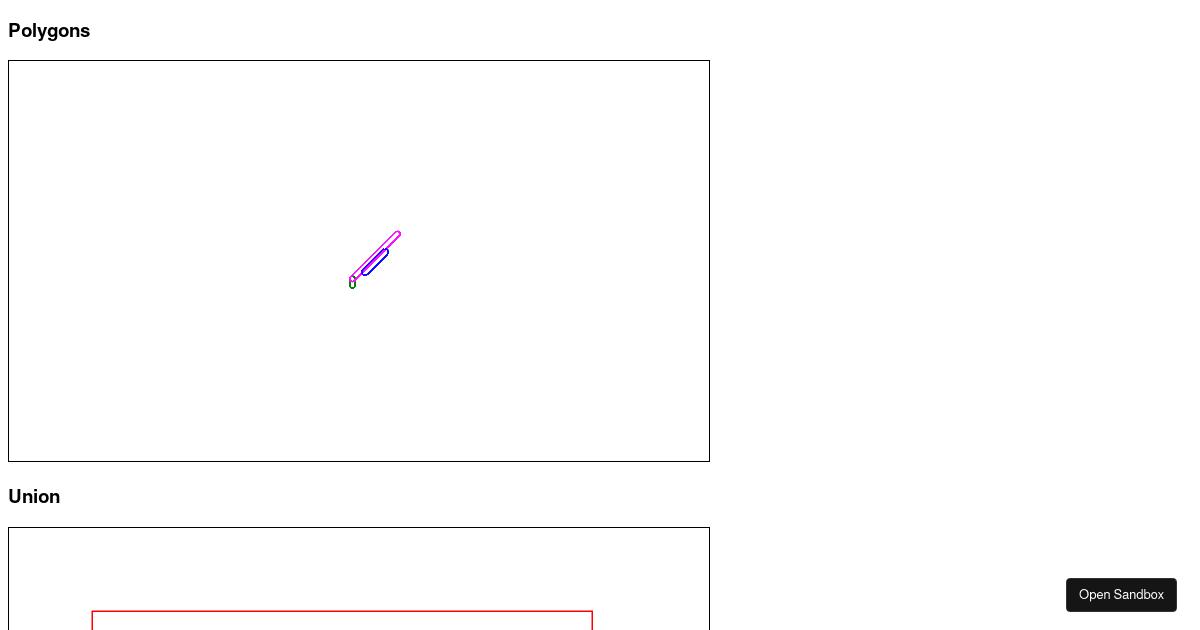 polybool union (forked) - Codesandbox