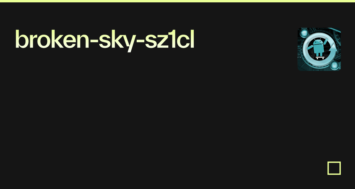 broken-sky-sz1cl - Codesandbox