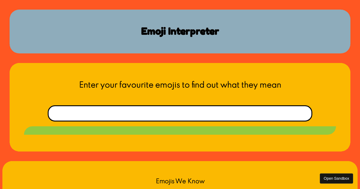 emojiapptest Codesandbox