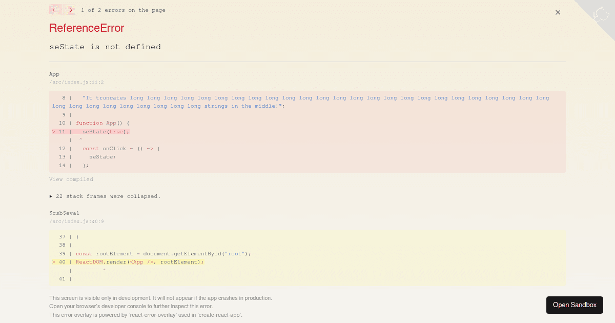 Text Truncate (forked) - Codesandbox