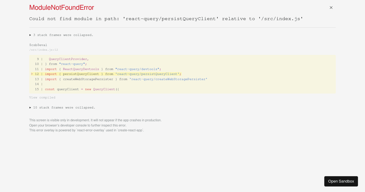 tannerlinsley/react-query: basic - Codesandbox