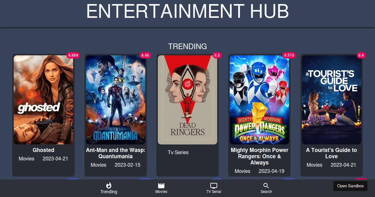 movie - Codesandbox