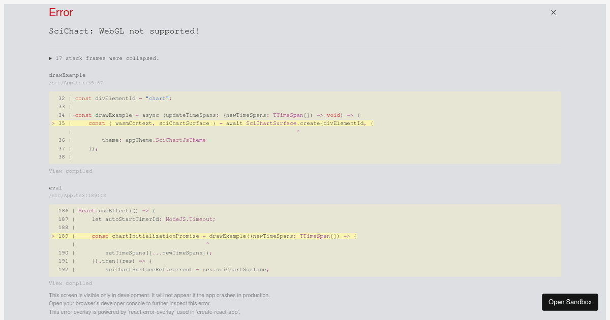 javascript-chart-performance-load-one-million-points - Codesandbox