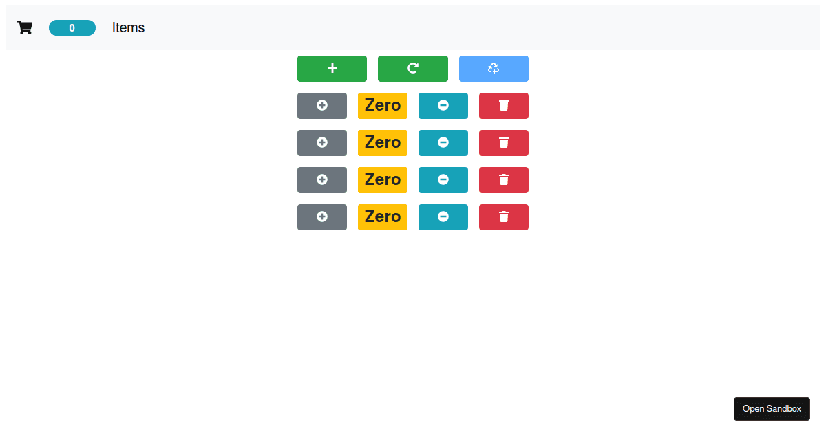 counter (forked) - Codesandbox