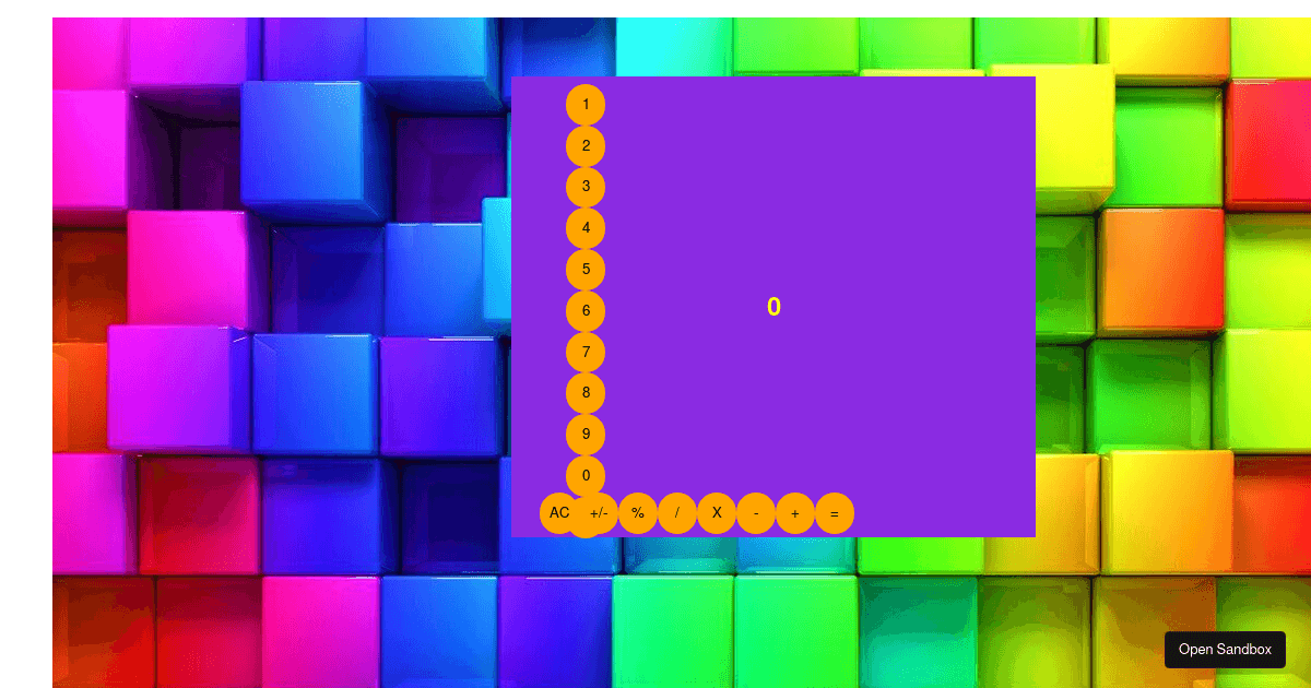 Desafio Calculadora - Codesandbox