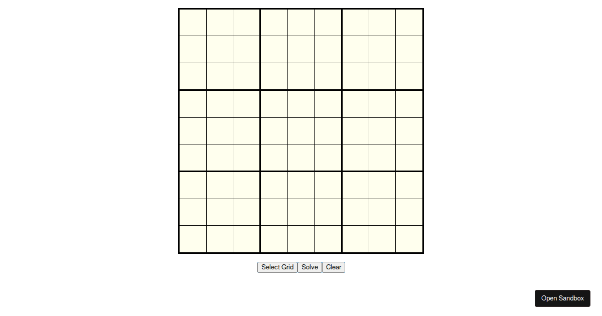 Build a Sudoku Solver App With JavaScript