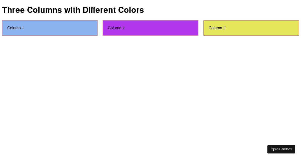 Css grid - Codesandbox