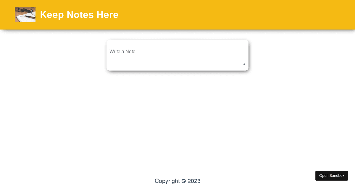 react - Codesandbox