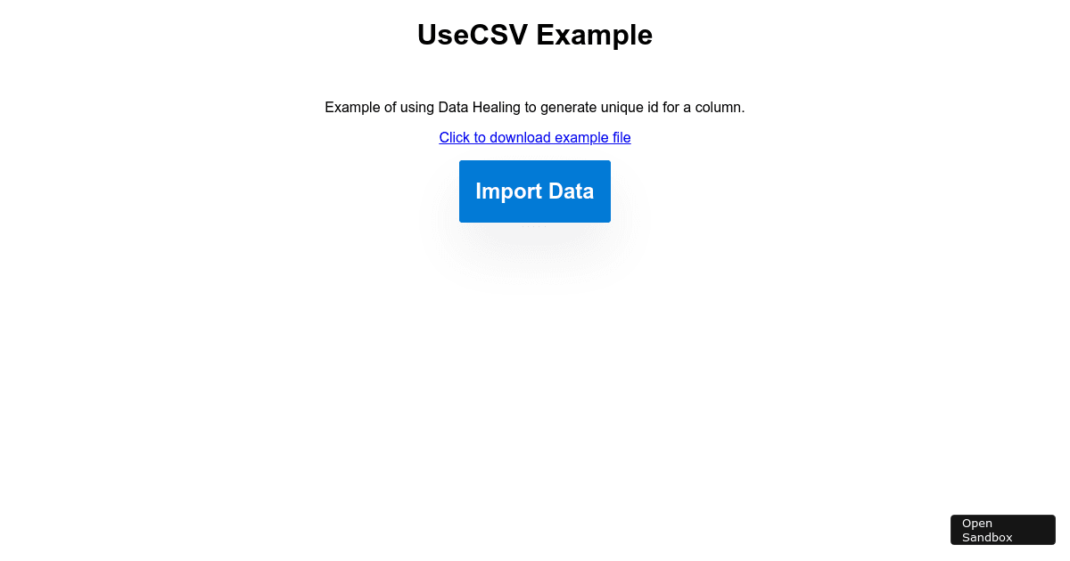 Using Validation Hooks to generate random id Codesandbox