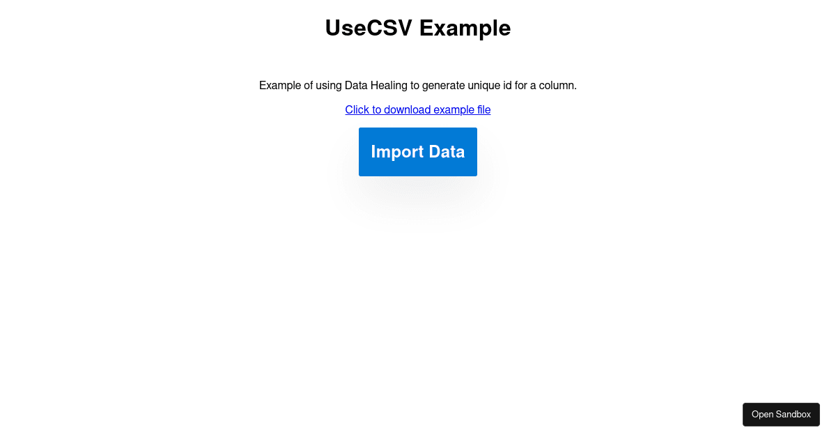 Using Validation Hooks to generate random id - Codesandbox
