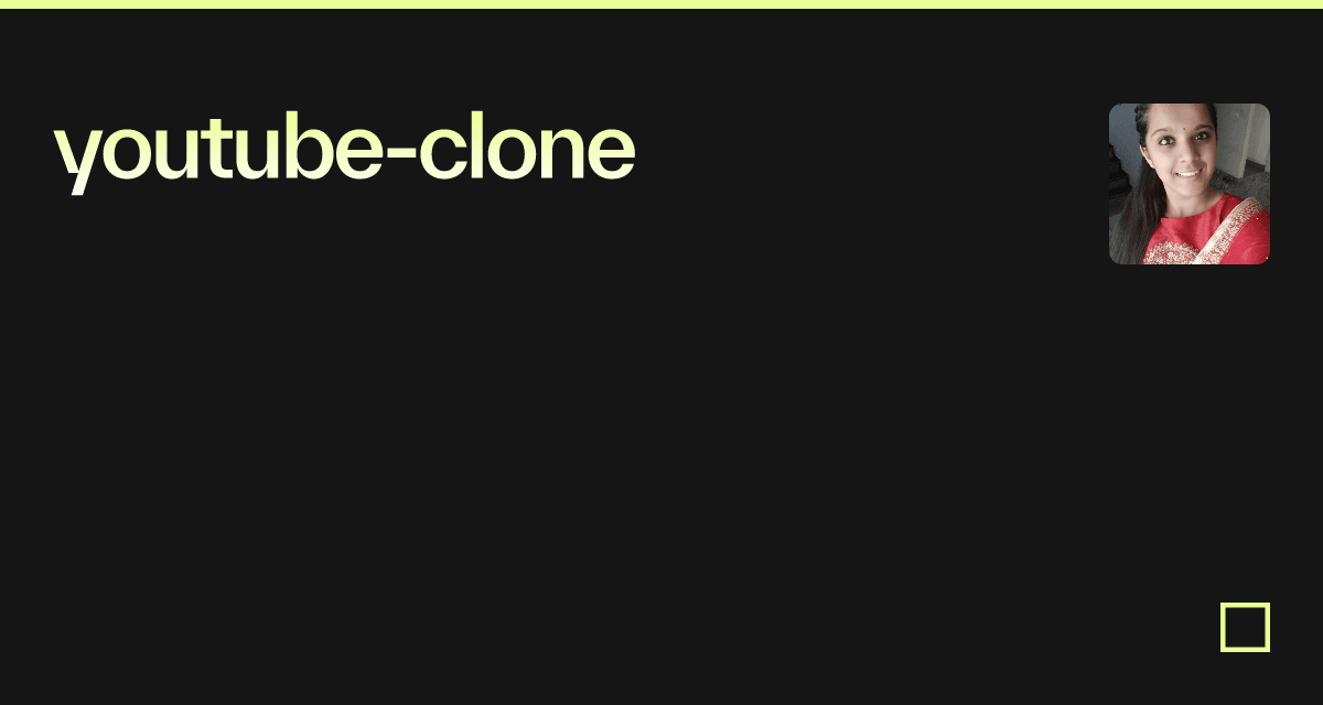 youtube-clone - Codesandbox