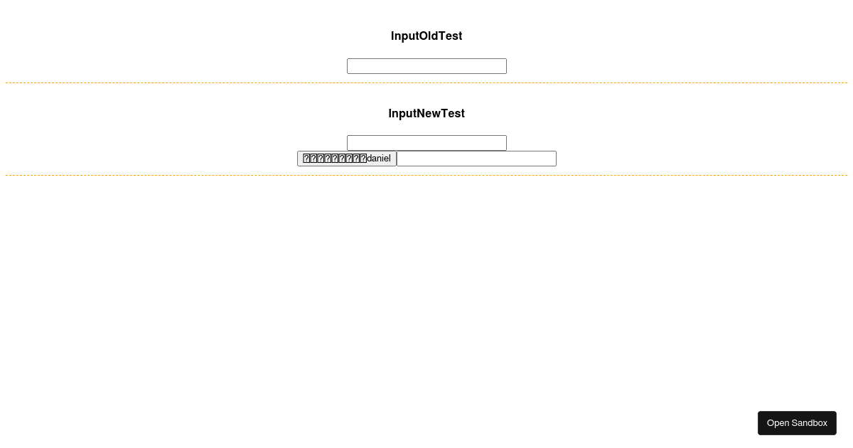react input 实现技巧 - Codesandbox