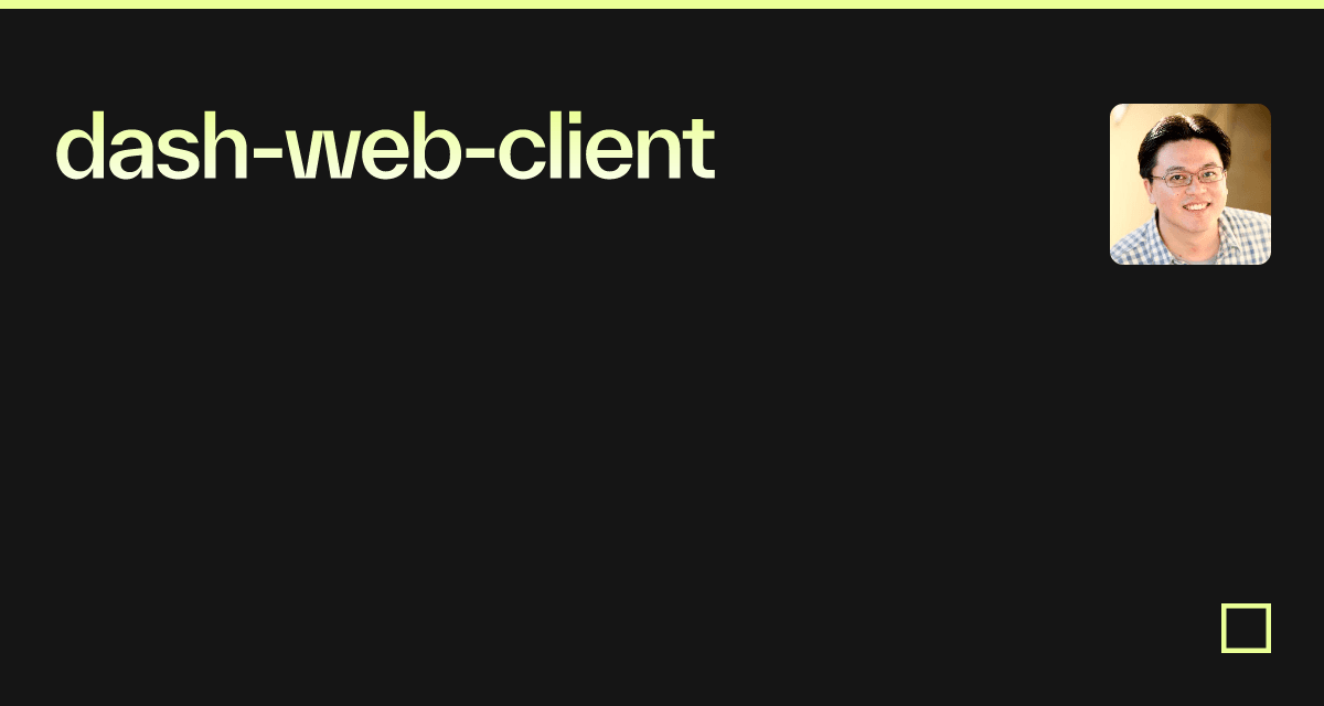 dashwebclient Codesandbox