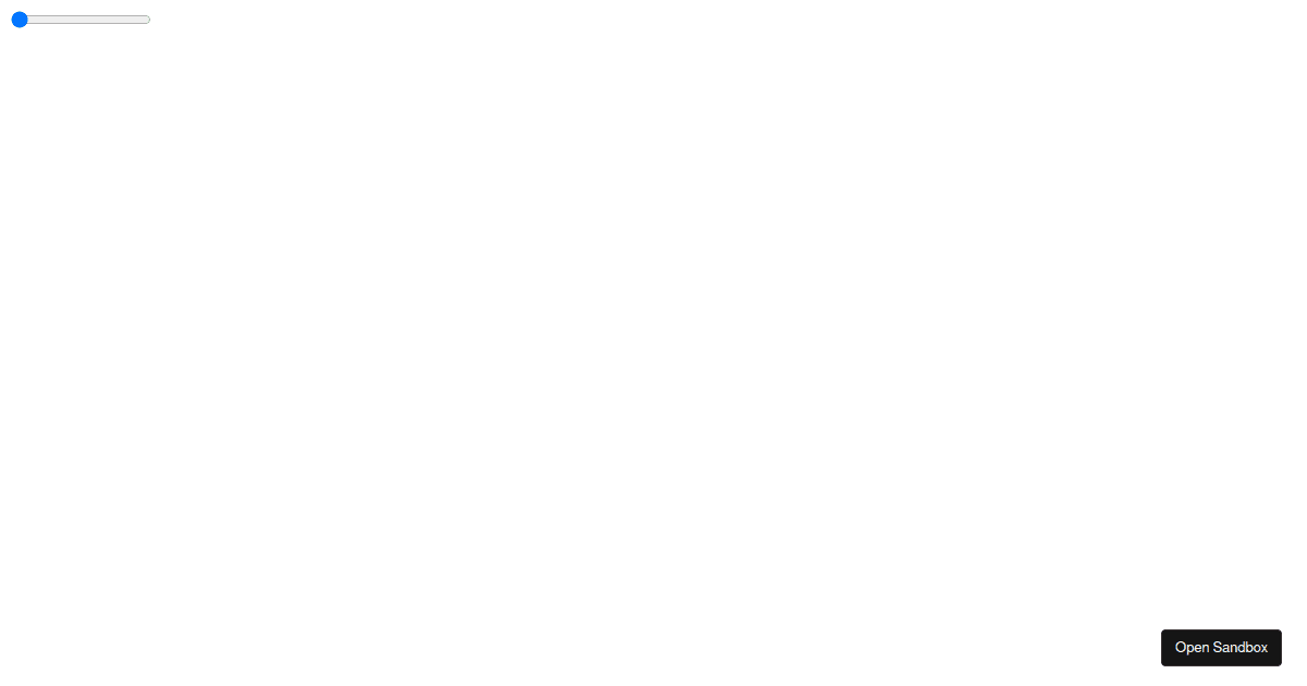 React Slider post 1 - Codesandbox