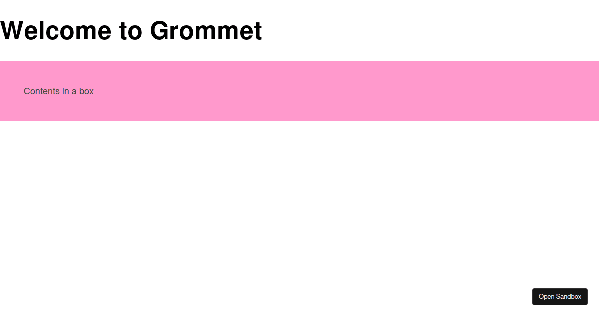 Grommet Template Codesandbox Grommet Template Codesandbox