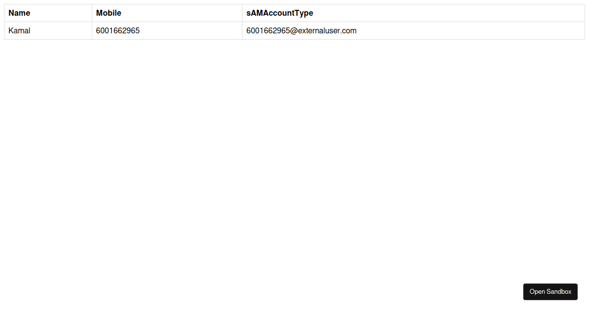 html table code simple