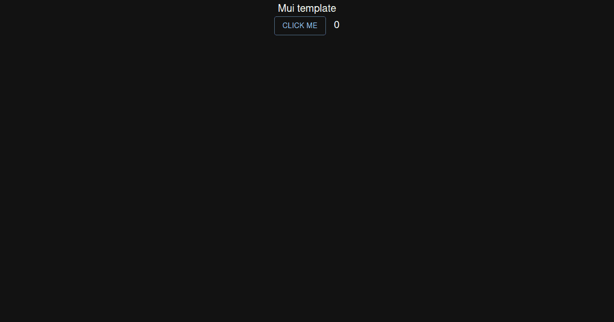 Mui cloud - Codesandbox