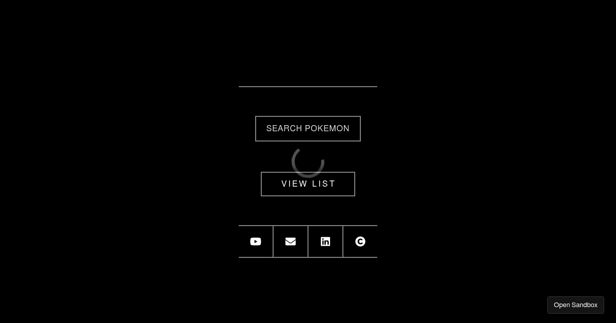 Pokedex - Codesandbox