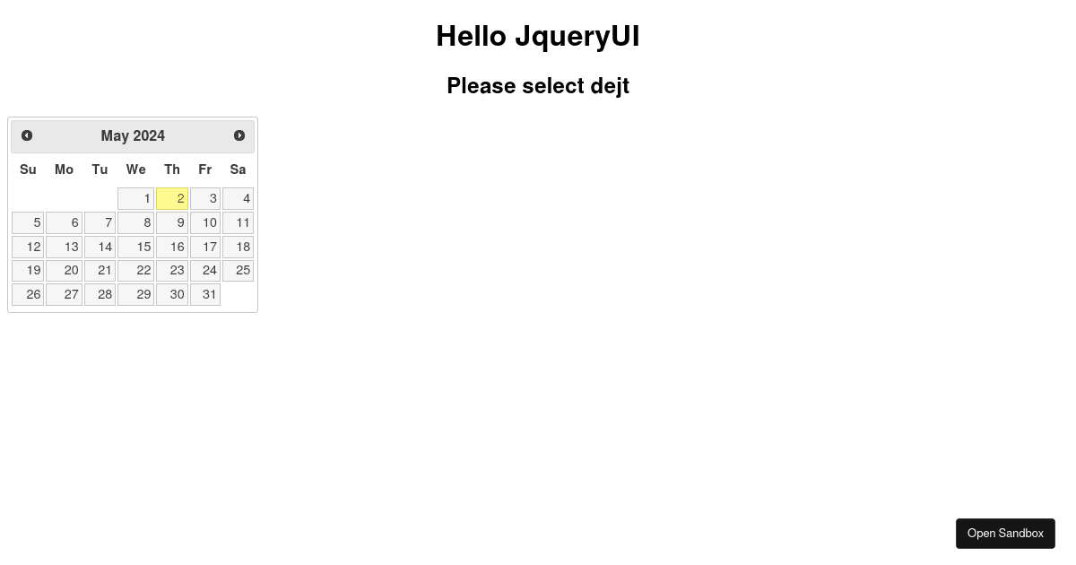 react - Codesandbox