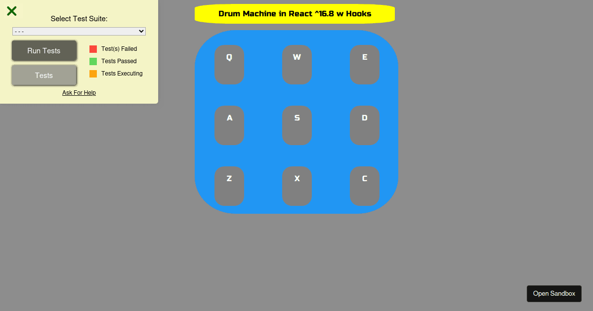 StarDrop9/DrumMachineReactwHooks Codesandbox