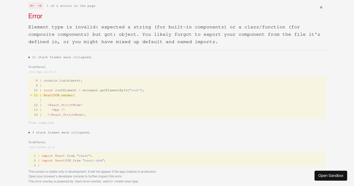 practical-tesla-tfs1y - Codesandbox