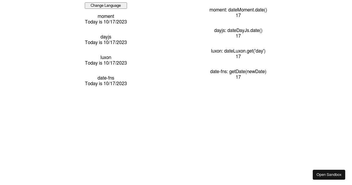 i18next Playground - Codesandbox