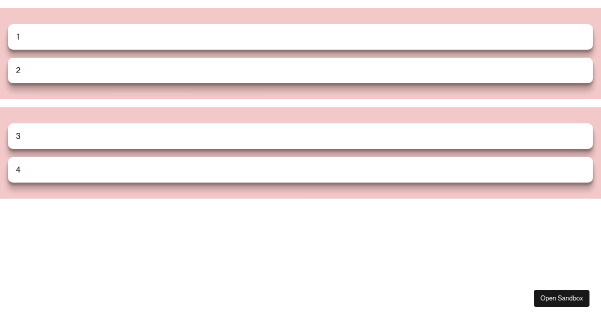 drag and drop - Codesandbox