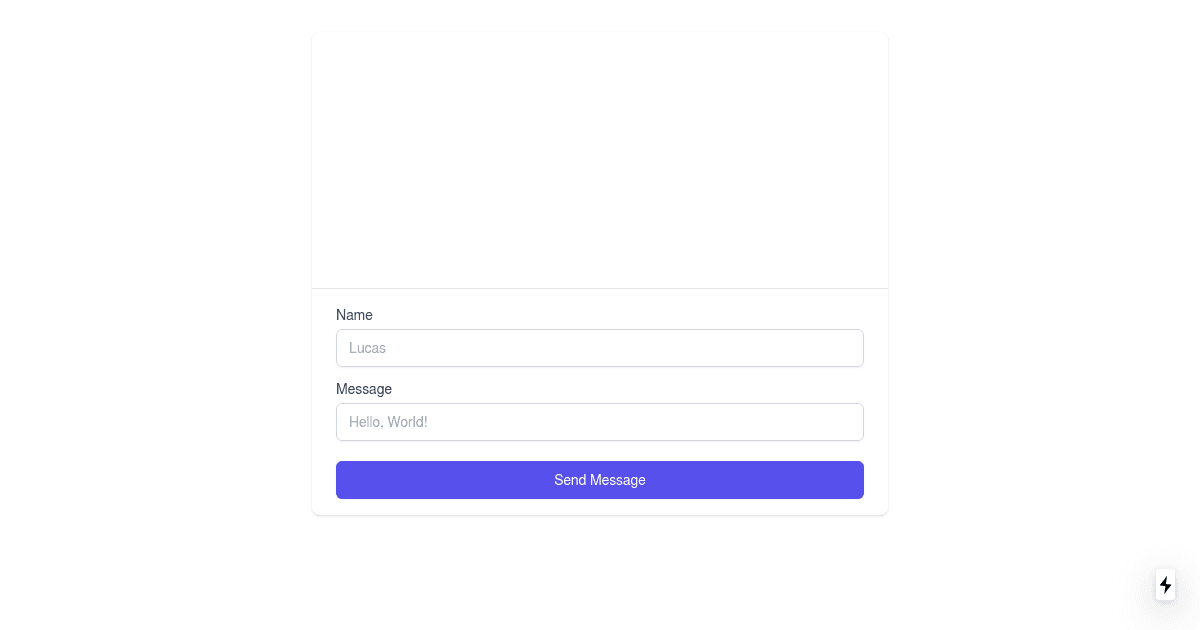 Realtime Chat Client - Codesandbox