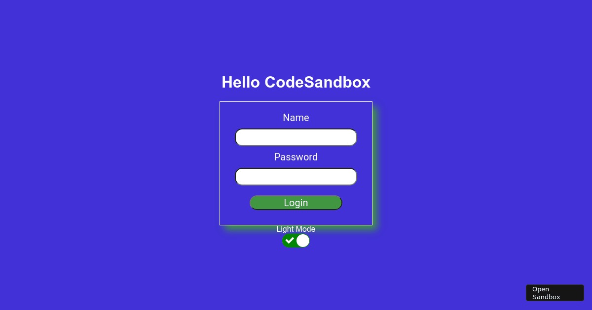 theme-toggler - Codesandbox