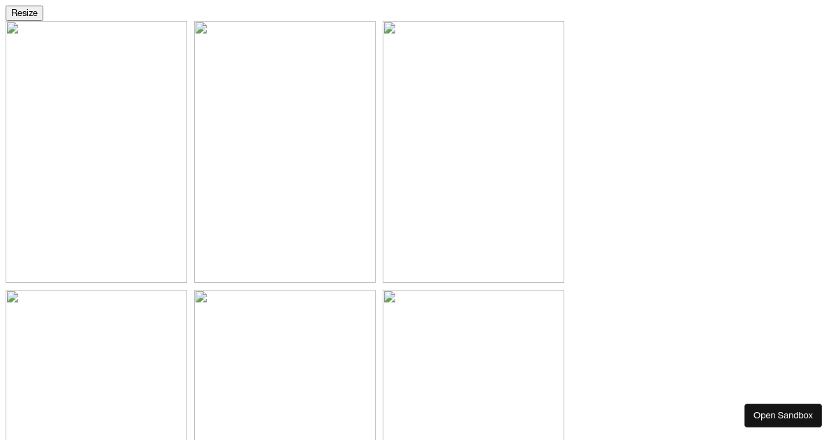 React Virtualized Image Measurer - Codesandbox